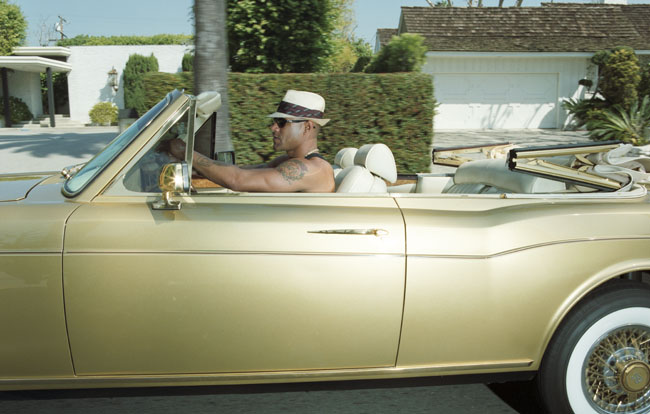 gold bentley