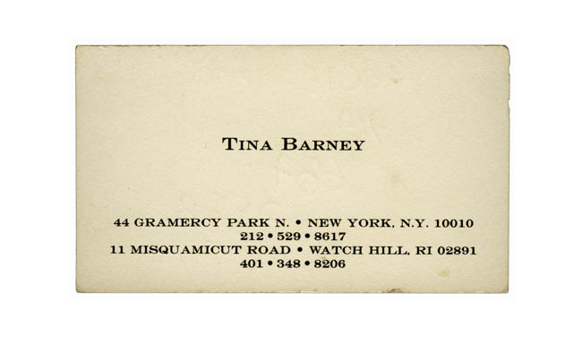 tina barney